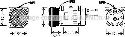 Ava Quality Cooling CN K222 - Compresseur, climatisation cwaw.fr