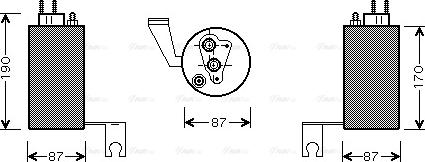 Ava Quality Cooling CR D084 - Filtre déshydratant, climatisation cwaw.fr