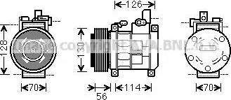 Ava Quality Cooling CR K062 - Compresseur, climatisation cwaw.fr