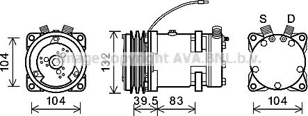 Ava Quality Cooling CSK007 - Compresseur, climatisation cwaw.fr