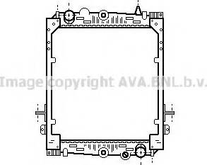 Ava Quality Cooling DFA2024 - Radiateur, refroidissement du moteur cwaw.fr