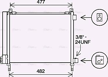 Ava Quality Cooling DN5433D - Condensateur, climatisation cwaw.fr