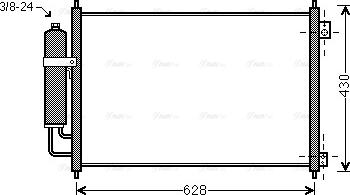 Ava Quality Cooling DN5328D - Condensateur, climatisation cwaw.fr