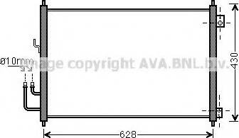 Ava Quality Cooling DN 5328 - Condensateur, climatisation cwaw.fr