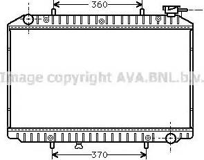 Ava Quality Cooling DN 2149 - Radiateur, refroidissement du moteur cwaw.fr