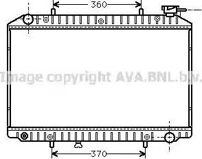 Ava Quality Cooling DN 2151 - Radiateur, refroidissement du moteur cwaw.fr