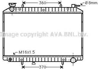 Ava Quality Cooling DN 2173 - Radiateur, refroidissement du moteur cwaw.fr