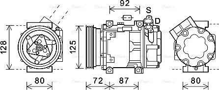 Ava Quality Cooling DNAK429 - Compresseur, climatisation cwaw.fr