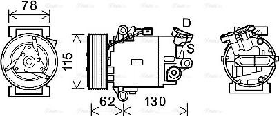 Ava Quality Cooling DNAK386 - Compresseur, climatisation cwaw.fr