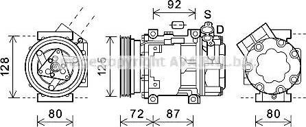 Ava Quality Cooling DNK429 - Compresseur, climatisation cwaw.fr