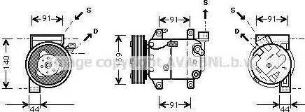 Ava Quality Cooling DN K005 - Compresseur, climatisation cwaw.fr