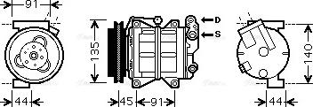 Ava Quality Cooling DN K314 - Compresseur, climatisation cwaw.fr