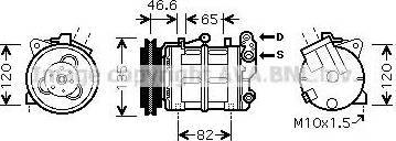 Ava Quality Cooling DN K313 - Compresseur, climatisation cwaw.fr