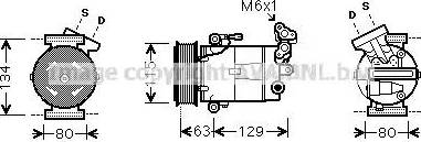 Ava Quality Cooling DN K334 - Compresseur, climatisation cwaw.fr