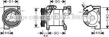 Ava Quality Cooling DN K323 - Compresseur, climatisation cwaw.fr