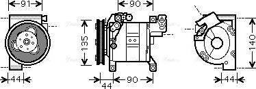 Ava Quality Cooling DN K322 - Compresseur, climatisation cwaw.fr