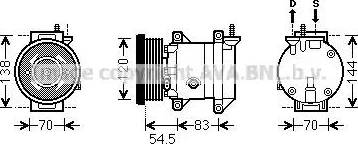 Ava Quality Cooling DWK091 - Compresseur, climatisation cwaw.fr