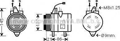 Ava Quality Cooling DW K097 - Compresseur, climatisation cwaw.fr