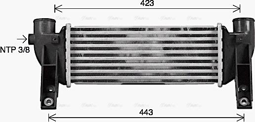 Ava Quality Cooling FD4697 - Intercooler, échangeur cwaw.fr