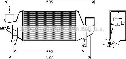 Ava Quality Cooling FD 4313 - Intercooler, échangeur cwaw.fr