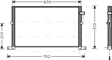 Ava Quality Cooling FD 5334 - Condensateur, climatisation cwaw.fr