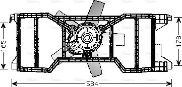 Ava Quality Cooling FD 7540 - Ventilateur, refroidissement du moteur cwaw.fr