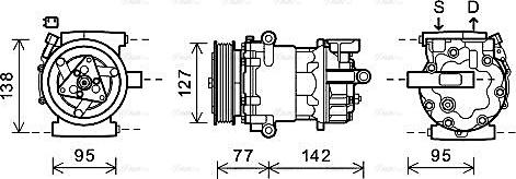 Ava Quality Cooling FDAK469 - Compresseur, climatisation cwaw.fr