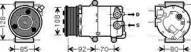 Ava Quality Cooling FDAK415 - Compresseur, climatisation cwaw.fr