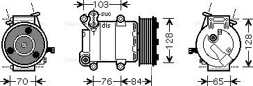 Ava Quality Cooling FDAK418 - Compresseur, climatisation cwaw.fr