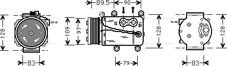 Ava Quality Cooling FDAK082 - Compresseur, climatisation cwaw.fr