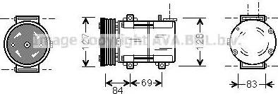 Ava Quality Cooling FD K167 - Compresseur, climatisation cwaw.fr