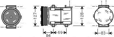 Ava Quality Cooling FDAK167 - Compresseur, climatisation cwaw.fr