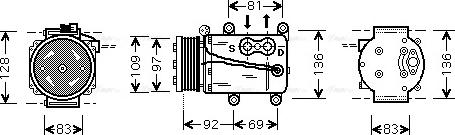 Ava Quality Cooling FDAK171 - Compresseur, climatisation cwaw.fr