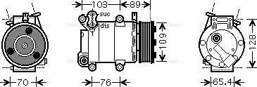 Ava Quality Cooling FDAK392 - Compresseur, climatisation cwaw.fr