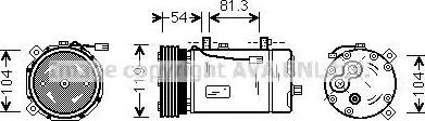 Ava Quality Cooling FDAK306 - Compresseur, climatisation cwaw.fr