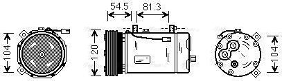 Ava Quality Cooling FDAK307 - Compresseur, climatisation cwaw.fr