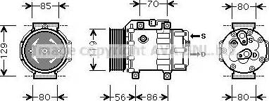 Ava Quality Cooling FD K378 - Compresseur, climatisation cwaw.fr