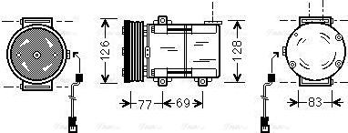 Ava Quality Cooling FDAK289 - Compresseur, climatisation cwaw.fr