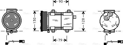 Ava Quality Cooling FDAK284 - Compresseur, climatisation cwaw.fr