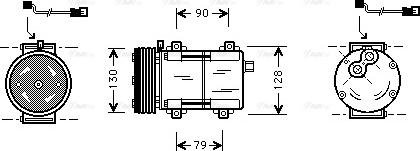 Ava Quality Cooling FDAK280 - Compresseur, climatisation cwaw.fr