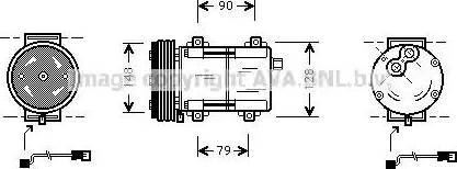 Ava Quality Cooling FDAK283 - Compresseur, climatisation cwaw.fr