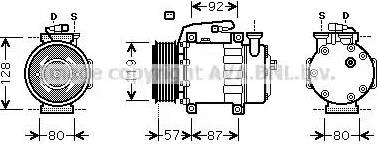 Ava Quality Cooling FDK468 - Compresseur, climatisation cwaw.fr