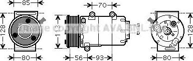 Ava Quality Cooling FD K416 - Compresseur, climatisation cwaw.fr