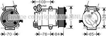 Ava Quality Cooling FD K418 - Compresseur, climatisation cwaw.fr