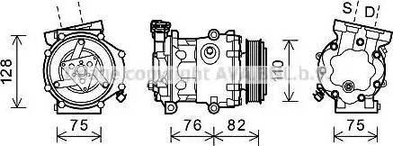 Ava Quality Cooling FDK479 - Compresseur, climatisation cwaw.fr