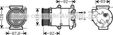 Ava Quality Cooling FDK477 - Compresseur, climatisation cwaw.fr