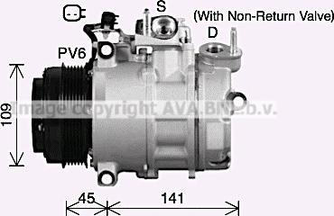 Ava Quality Cooling FDK692 - Compresseur, climatisation cwaw.fr