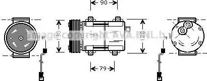 Ava Quality Cooling FD K160 - Compresseur, climatisation cwaw.fr