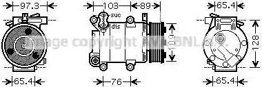 Ava Quality Cooling FD K391 - Compresseur, climatisation cwaw.fr