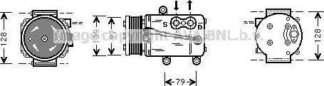 Ava Quality Cooling FD K340 - Compresseur, climatisation cwaw.fr